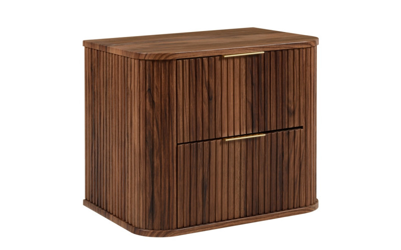 ELEGANCE orech O60 závesná skrinka pod umývadlo 60 cm s vrchnou doskou ELEGANCE orech O60 závesná skrinka pod umývadlo 60 cm s vrchnou doskou