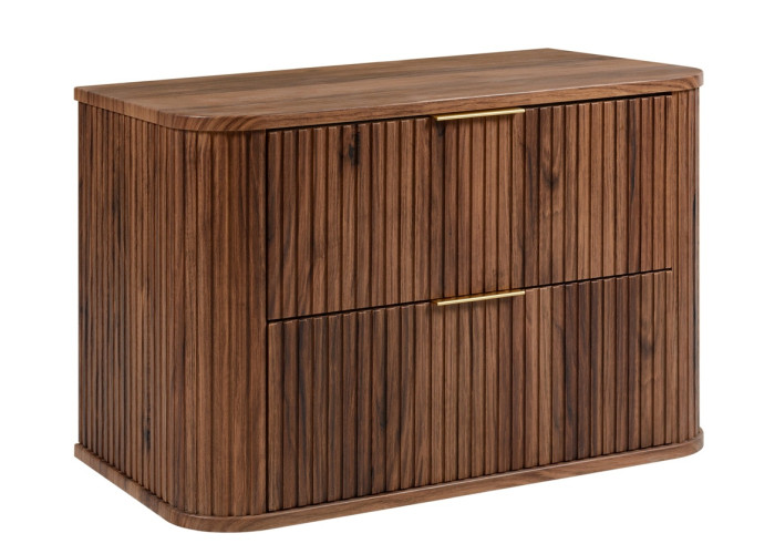 ELEGANCE orech O80 závesná skrinka pod umývadlo 80 cm s vrchnou doskou