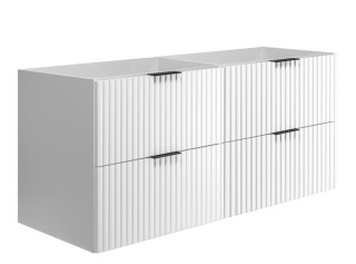 FLOW biely matný W120 závesná skrinka pod umývadlo 120 cm FLOW biely matný W120 závesná skrinka pod umývadlo 120 cm