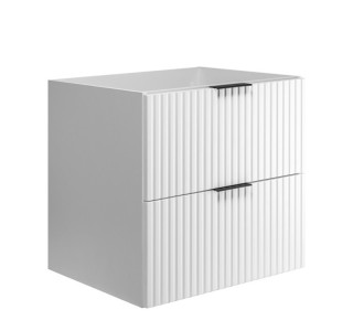 FLOW biely matný W60 závesná skrinka pod umývadlo 60 cm