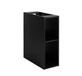 FLOW čierny matný B20 regál do kúpelne