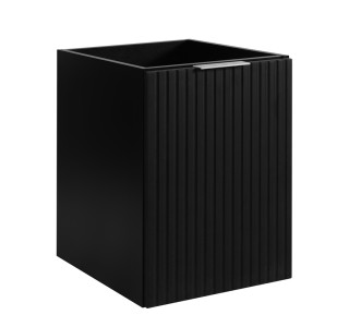 FLOW čierny matný B40D1 závesná kúpeľňová skrinka 40 cm