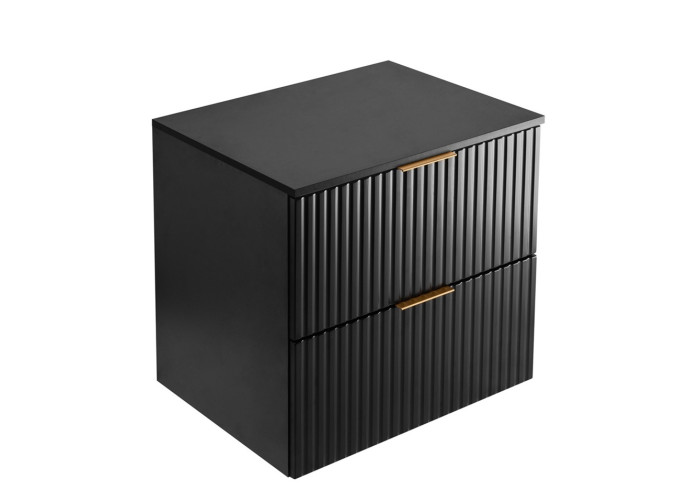 FLOW čierny matný B60DB závesná skrinka pod umývadlo 60 cm FLOW čierny matný B60DB závesná skrinka pod umývadlo 60 cm