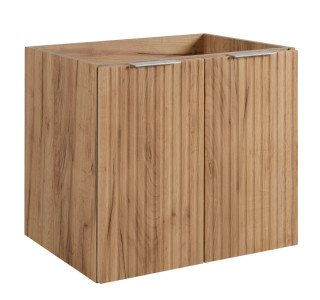 FLOW dub craft zlatý C60D2 závesná skrinka pod umývadlo 60 cm