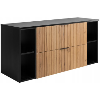 FLOW dub craft zlatý C120R80RDB závesná skrinka pod umývadlo 120 cm