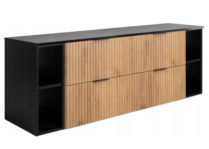 FLOW dub craft zlatý C160R6060RDB závesná skrinka pod umývadlo 160 cm FLOW dub craft zlatý C160R6060RDB závesná skrinka pod umývadlo 160 cm