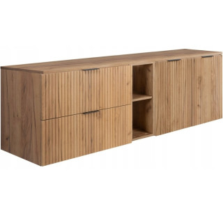 FLOW dub craft zlatý C180-80-20-80-DC závesná skrinka pod umývadlo 180 cm