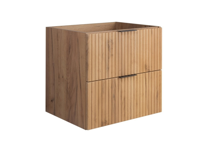 FLOW dub craft zlatý C60 závesná skrinka pod umývadlo 60 cm