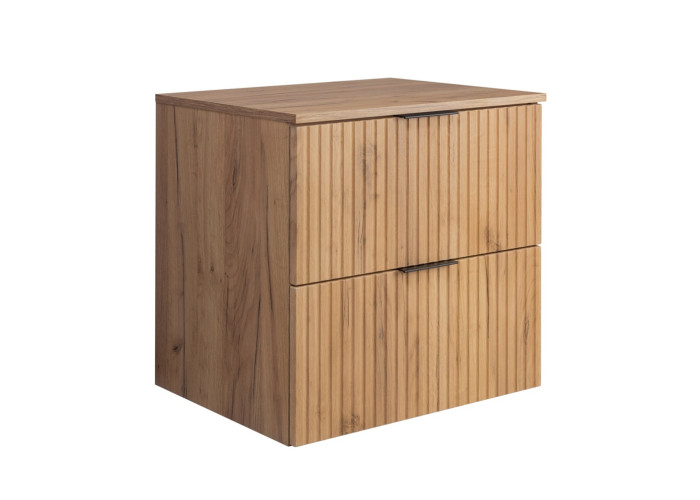 FLOW dub craft zlatý C60DC závesná skrinka pod umývadlo 60 cm FLOW dub craft zlatý C60DC závesná skrinka pod umývadlo 60 cm