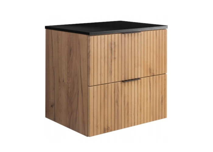 FLOW dub craft zlatý C60DB závesná skrinka pod umývadlo 60 cm FLOW dub craft zlatý C60DB závesná skrinka pod umývadlo 60 cm