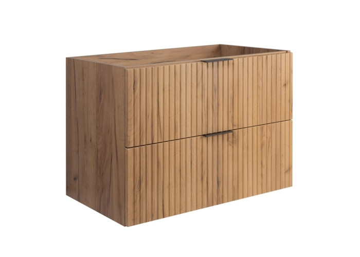 FLOW dub craft zlatý C80 závesná skrinka pod umývadlo 80 cm