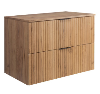 FLOW dub craft zlatý C80DC závesná skrinka pod umývadlo 80 cm