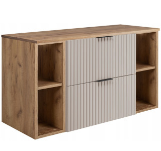 FLOW kašmír K100R60RDC závesná skrinka pod umývadlo 100 cm