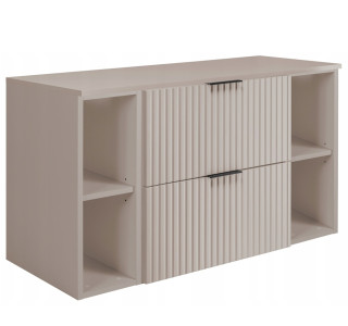 FLOW kašmír K100R60RDK závesná skrinka pod umývadlo 100 cm