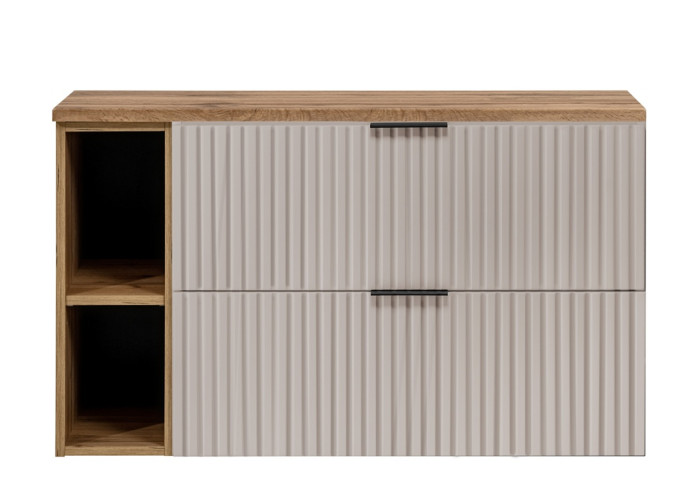 FLOW kašmír K100R80DC závesná skrinka pod umývadlo 100 cm FLOW kašmír K100R80DC závesná skrinka pod umývadlo 100 cm