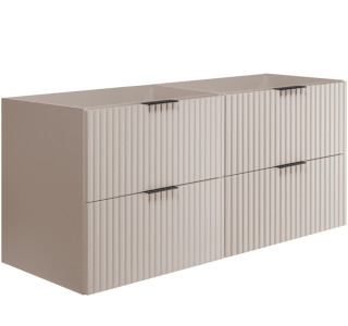 FLOW kašmír K120 závesná skrinka pod umývadlo 120 cm