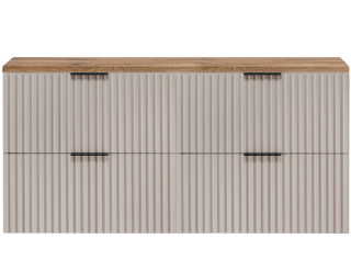 FLOW kašmír K120DC závesná skrinka pod umývadlo 120 cm FLOW kašmír K120DC závesná skrinka pod umývadlo 120 cm