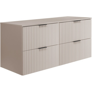 FLOW kašmír K120DK závesná skrinka pod umývadlo 120 cm