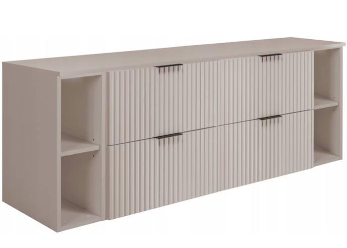 FLOW kašmír K160R6060RDK závesná skrinka pod umývadlo 160 cm FLOW kašmír K160R6060RDK závesná skrinka pod umývadlo 160 cm