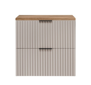 FLOW kašmír K60DC závesná skrinka pod umývadlo 60 cm