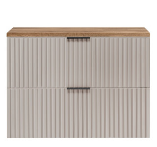 FLOW kašmír K80DC závesná skrinka pod umývadlo 80 cm