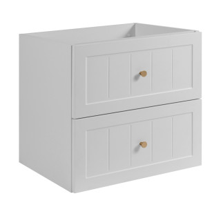 GUSTO biely W60 závesná skrinka pod umývadlo 60 cm