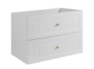 GUSTO biely W80 závesná skrinka pod umývadlo 80 cm