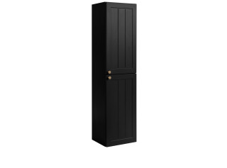 GUSTO čierny B35 vysoká skrinka do kúpeľne