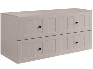 GUSTO kašmír K120DK závesná skrinka pod umývadlo 120 cm