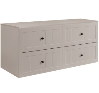 GUSTO kašmír K120DK závesná skrinka pod umývadlo 120 cm