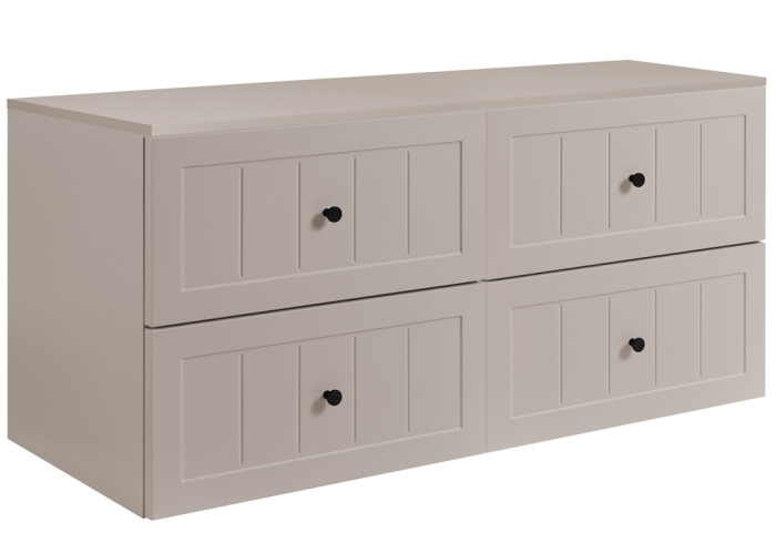 GUSTO kašmír K120DK závesná skrinka pod umývadlo 120 cm