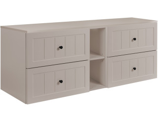 GUSTO kašmír K140DK závesná skrinka pod umývadlo 140 cm