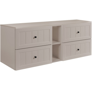 GUSTO kašmír K140DK závesná skrinka pod umývadlo 140 cm