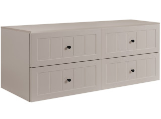 GUSTO kašmír K160DK závesná skrinka pod umývadlo 160 cm