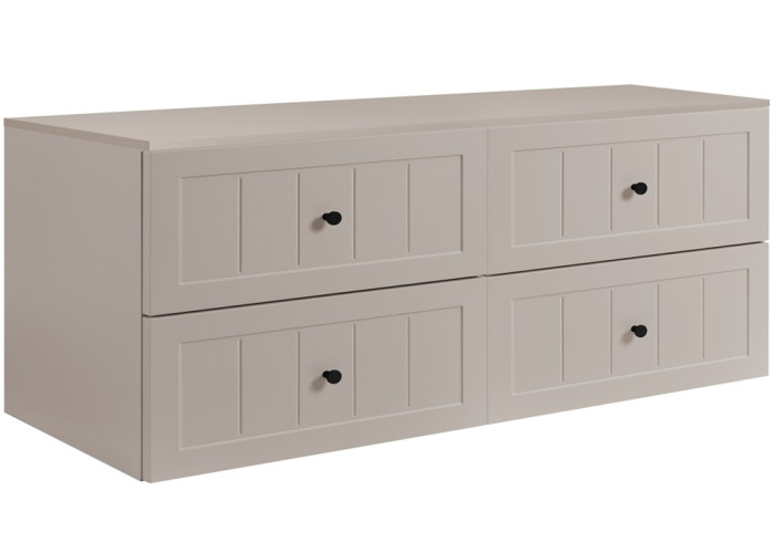 GUSTO kašmír K160DK závesná skrinka pod umývadlo 160 cm