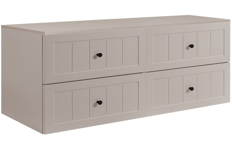 GUSTO kašmír K160DK závesná skrinka pod umývadlo 160 cm