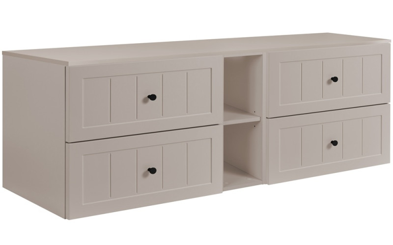 GUSTO kašmír K180DK závesná skrinka pod umývadlo 180 cm