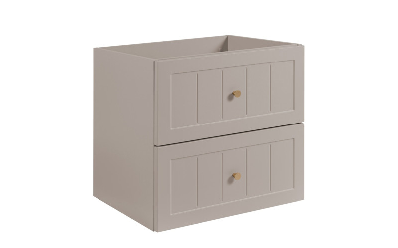 GUSTO kašmír K60 závesná skrinka pod umývadlo 60 cm