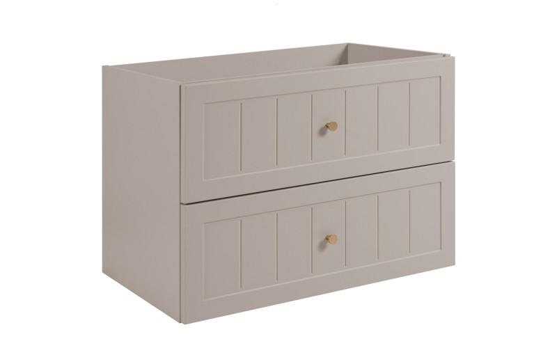 GUSTO kašmír K80 závesná skrinka pod umývadlo 80 cm