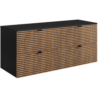 LOFT dub craft zlatý C120DB závesná skrinka pod umývadlo 120 cm