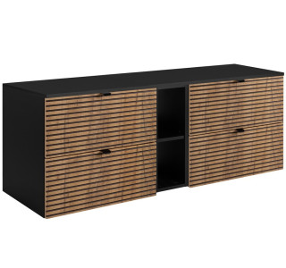 LOFT dub craft zlatý C140DB závesná skrinka pod umývadlo 140 cm