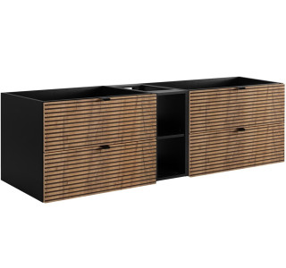 LOFT dub craft zlatý C180 závesná skrinka pod umývadlo 180 cm