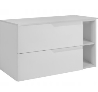 MODERN biely W100DW závesná skrinka pod umývadlo 100 cm