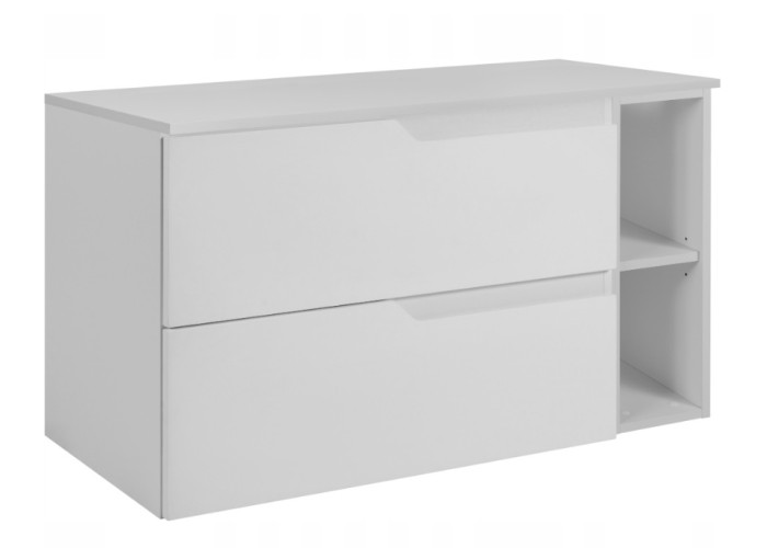 MODERN biely W100DW závesná skrinka pod umývadlo 100 cm