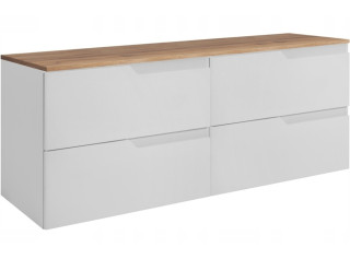 MODERN biely W120DC závesná skrinka pod umývadlo 120 cm