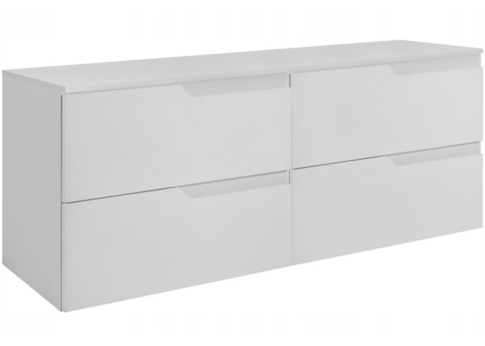 MODERN biely W120DW závesná skrinka pod umývadlo 120 cm