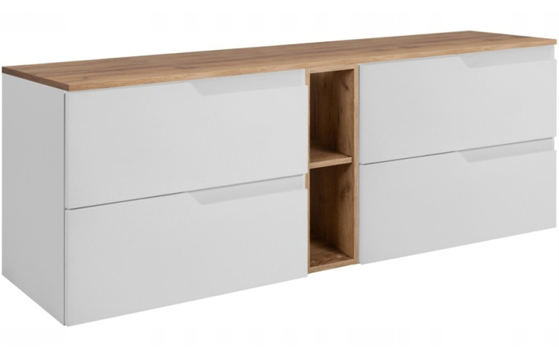 MODERN biely W140DC závesná skrinka pod umývadlo 140 cm MODERN biely W140DC závesná skrinka pod umývadlo 140 cm