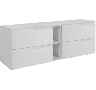 MODERN biely W140DW závesná skrinka pod umývadlo 140 cm