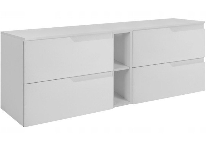 MODERN biely W140DW závesná skrinka pod umývadlo 140 cm