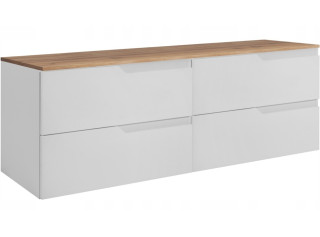 MODERN biely W160DC závesná skrinka pod umývadlo 160 cm